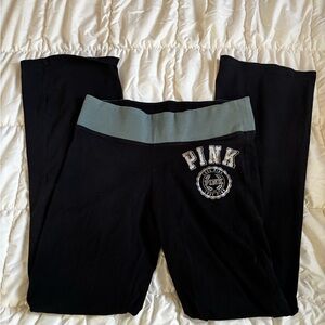 Black and Green PINK Yoga Pants